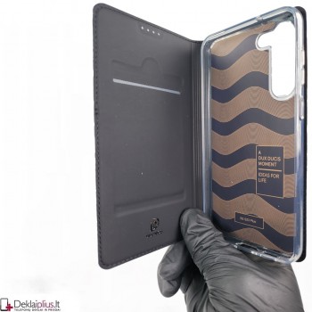 Dux Ducis Skin Pro dirbtinės odos dėklas - juodas (Samsung S23 Plus) Dux Ducis Skin Pro dirbtinės odos dėklas - juodas (Samsung S23 Plus)